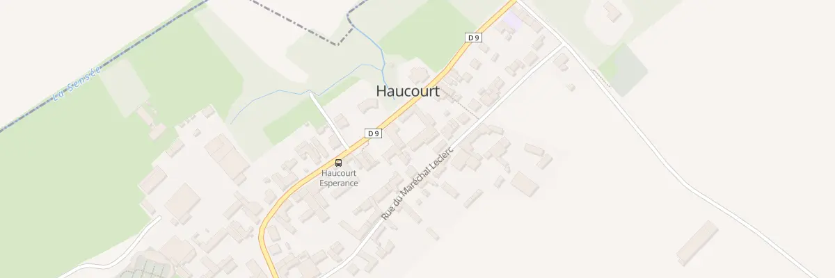 Plan du 34 Rue du Gen de Gaulle à Haucourt