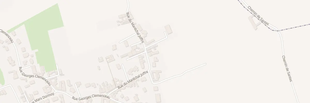 Plan du 28 Rue du Maréchal Joffre à Wavrin