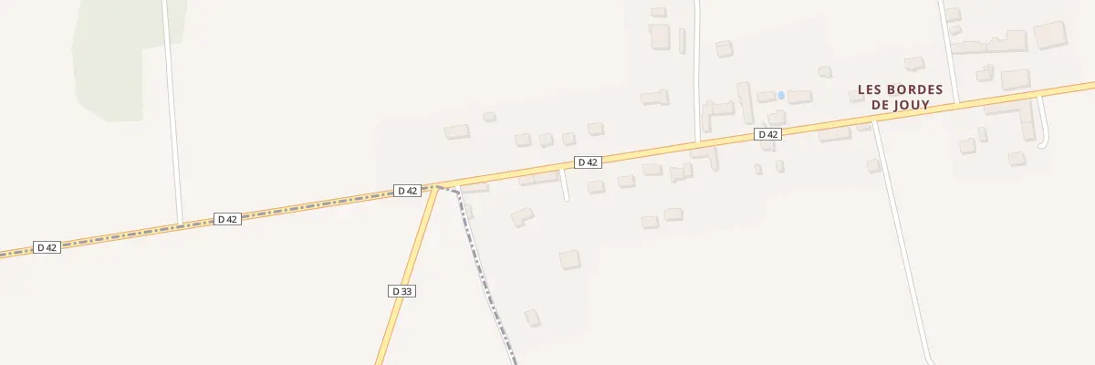 Plan du 41B Les Bordes à Jouy