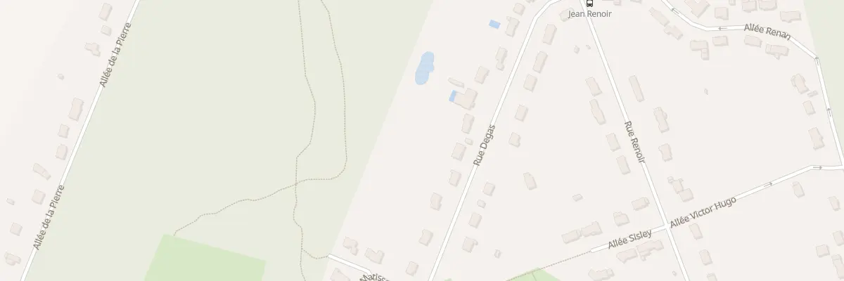 Plan du 13 Rue Degas à Germigny-l’Évêque