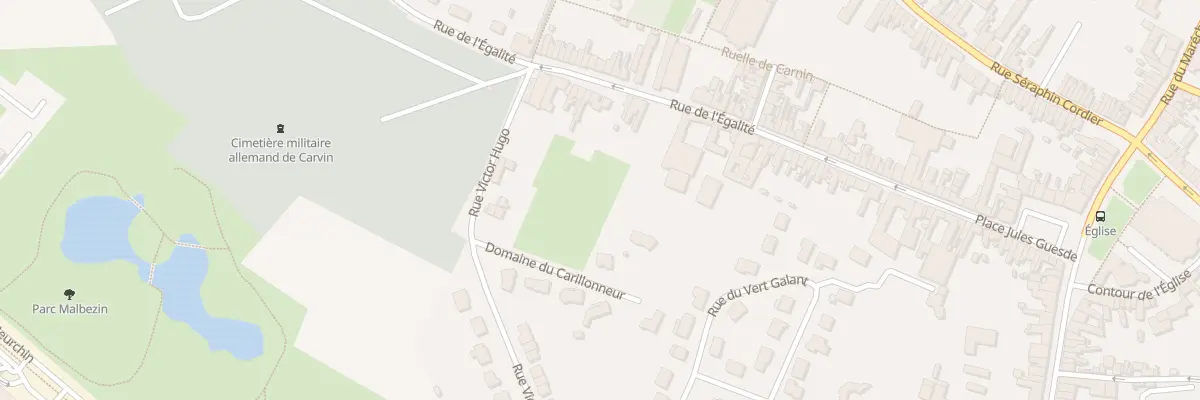 Plan du 83 Rue de l’Egalité à Carvin