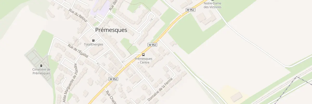 Plan du 823 Rue Charles de Gaulle à Prémesques
