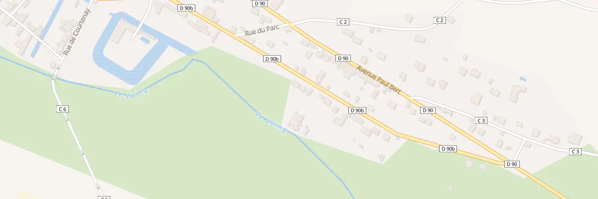 Plan du 2B Rue de la Garenne à Bléneau
