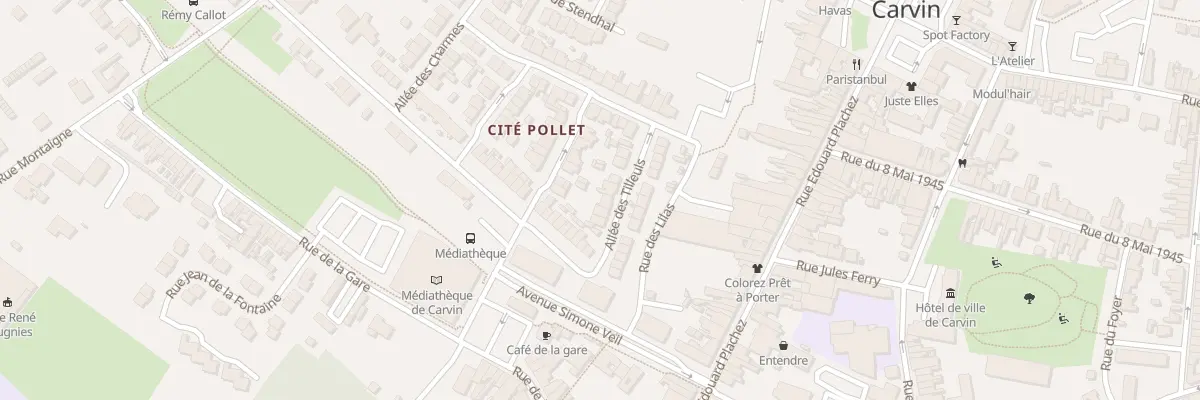 Plan du 7 All Tilleuls Cite Pollet à Carvin