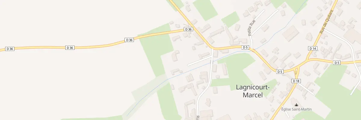 Plan du 1B Rue de la Chapelle à Lagnicourt-Marcel