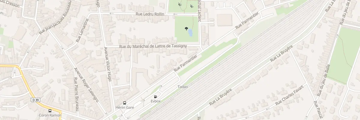 Plan du 205 Rue Parmentier à Hénin-Beaumont