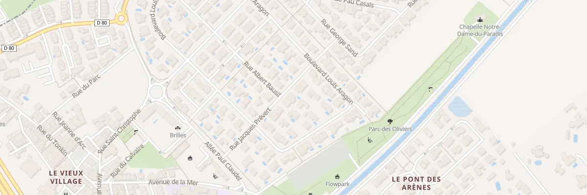 Plan du 14 Rue Jacques Prévert à Corneilla-del-Vercol