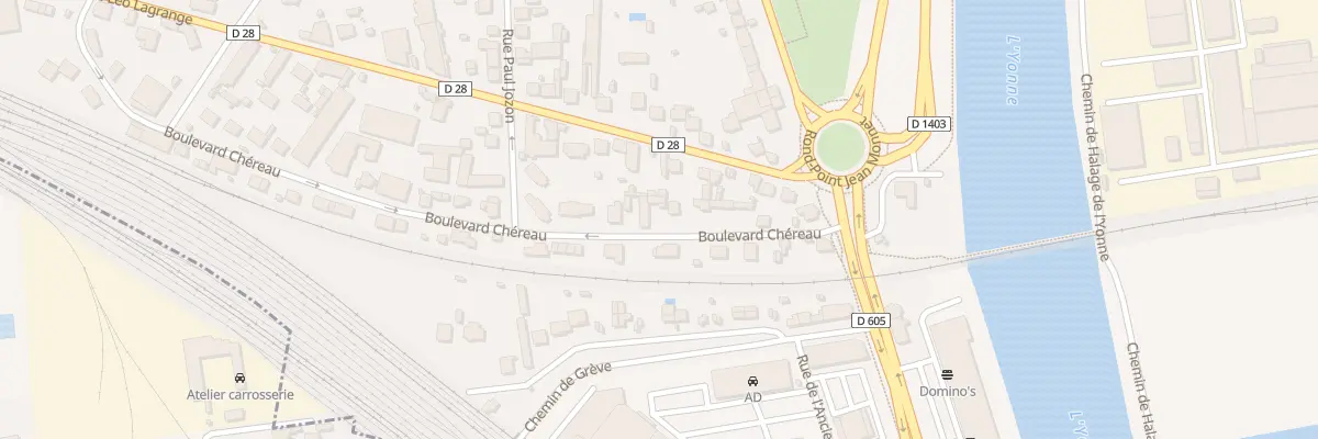 Plan du 10B Bd Chéreau à Montereau-Fault-Yonne