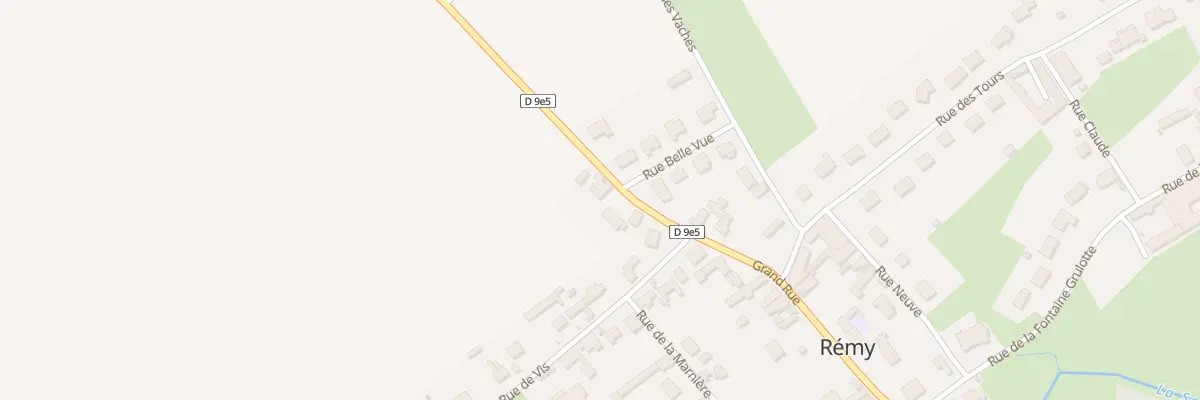 Plan du 2 Vc Grand Rue à Rémy
