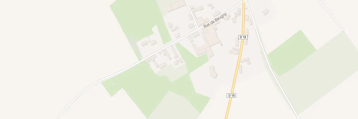 Plan du 7 Rue de Beugny à Lagnicourt-Marcel