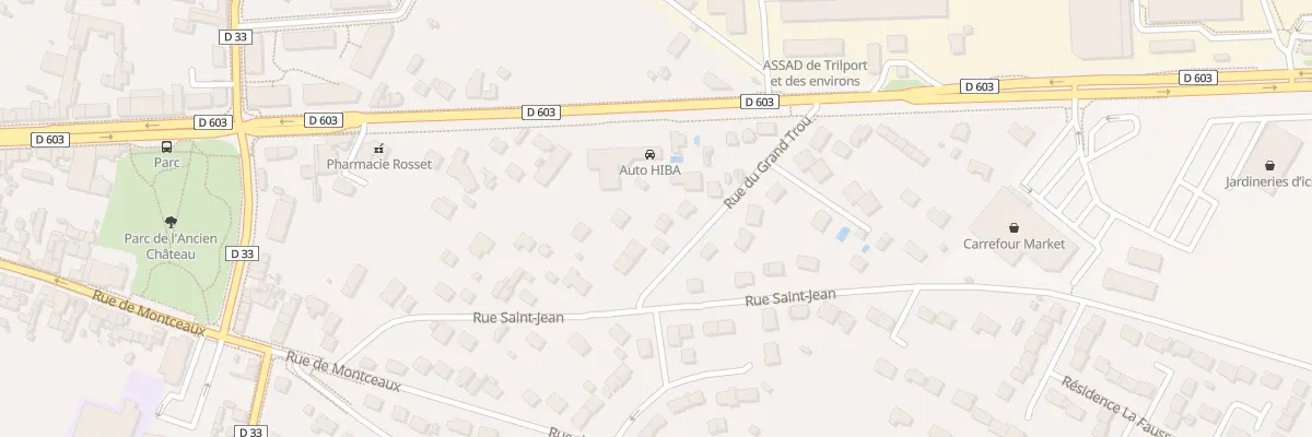 Plan du 12 Rue du Grand Trou à Trilport