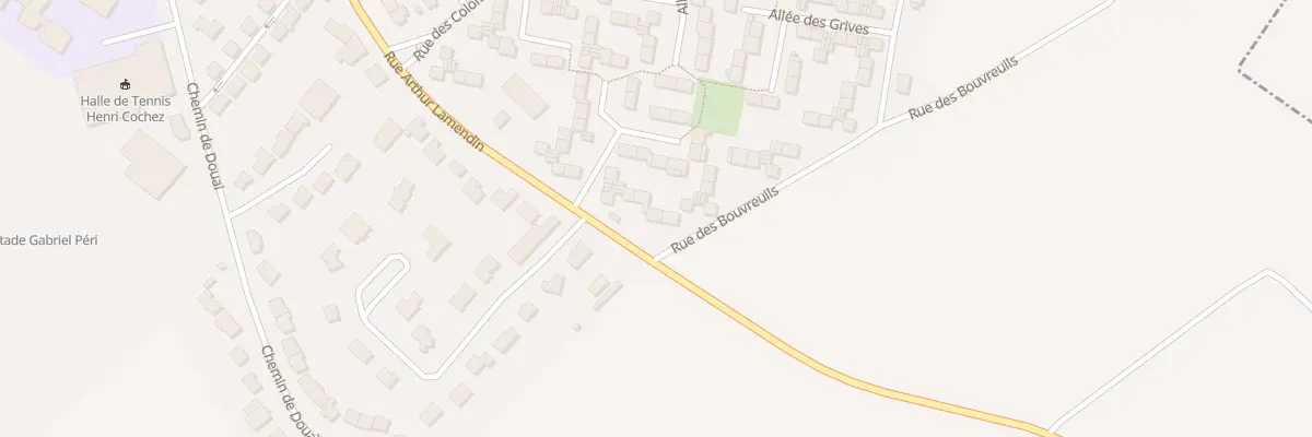 Plan du 109 Rue Arthur Lamendin à Courrières