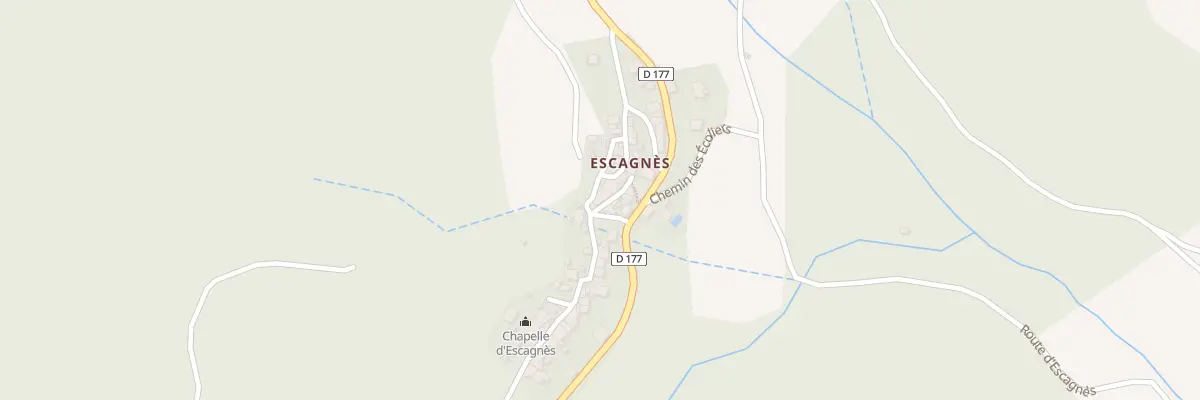 Plan du 5099 Les Escagnes à Roquebrun
