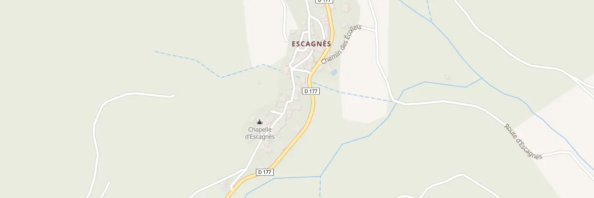 Plan du 1057F Hameau des Escagnes à Roquebrun