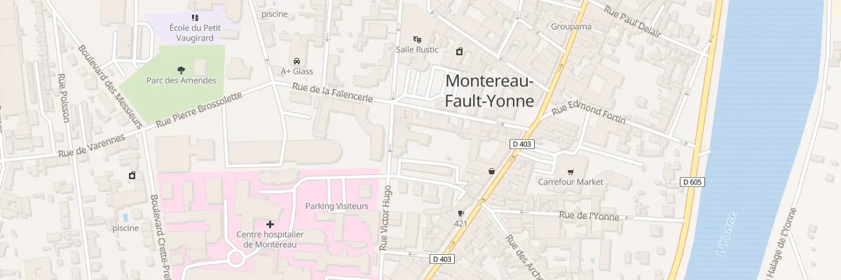 Plan du 10B Rue Victor Hugo à Montereau-Fault-Yonne