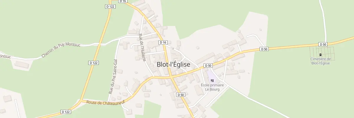 Plan du 6 Pl de la Fontaine à Blot-l’Église