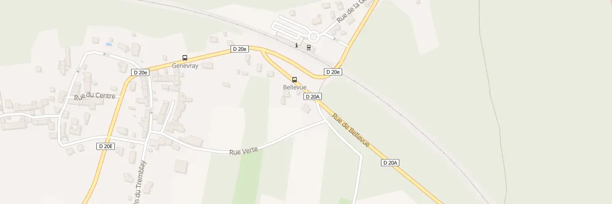 Plan du 8 Rue de Bellevue à Guérard