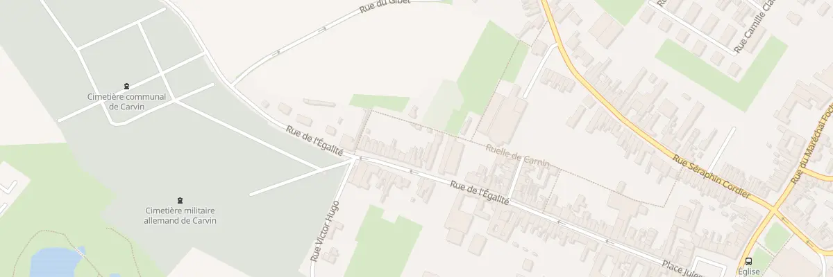 Plan du 74 Rue de l’Egalité à Carvin