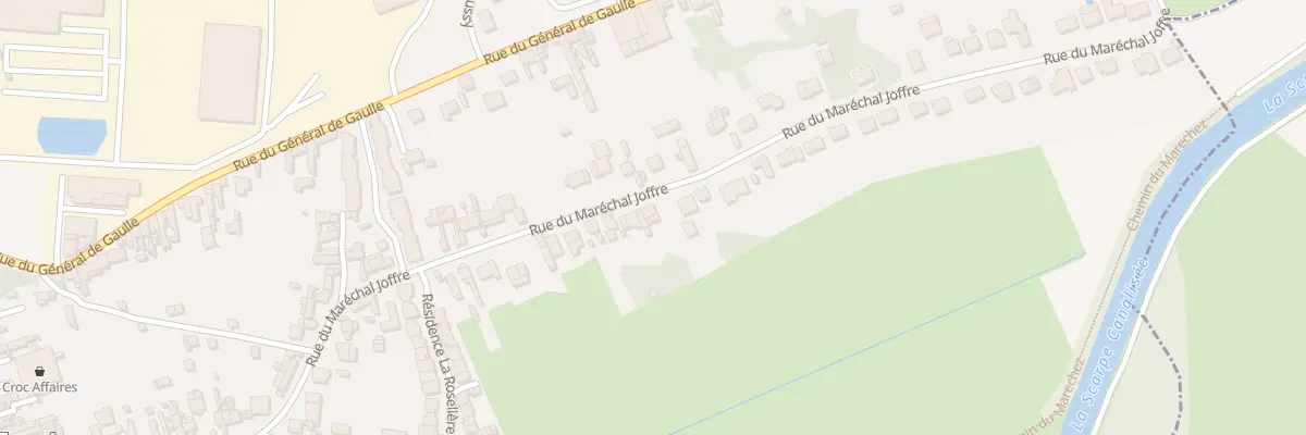 Plan du 75 Rue Joffre à Biache-Saint-Vaast