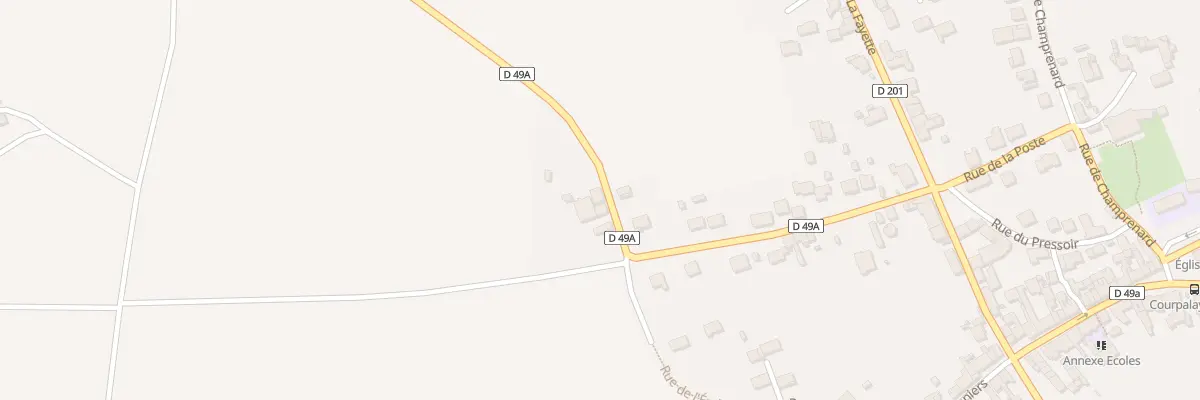 Plan du 13 Rue du Château d’Eau à Courpalay