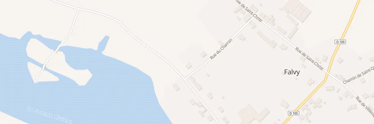 Plan du 14 Rue du Charron à Falvy
