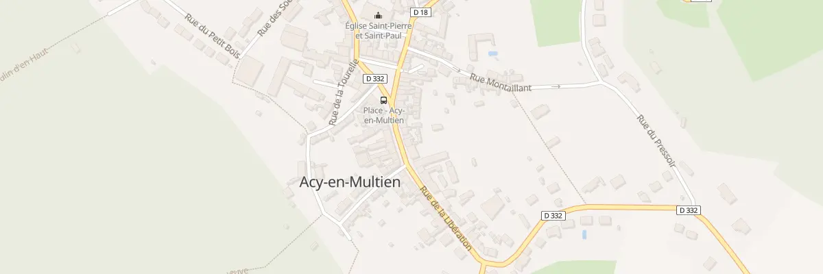 Plan du 25 Rue de la Libération à Acy-en-Multien