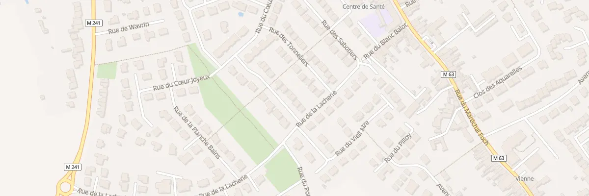 Plan du 6 Rue du Maréchal Ferrant à Santes