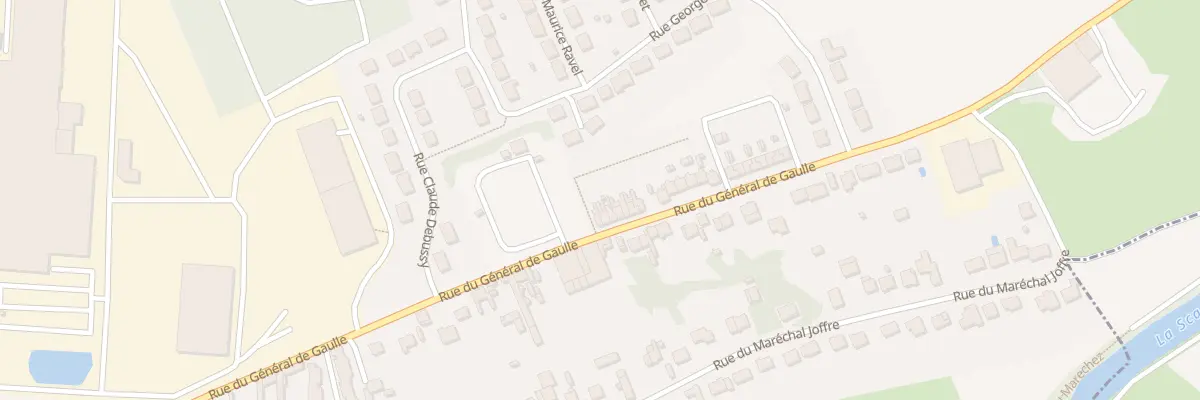Plan du 6 Rue du Gen de Gaulle à Biache-Saint-Vaast