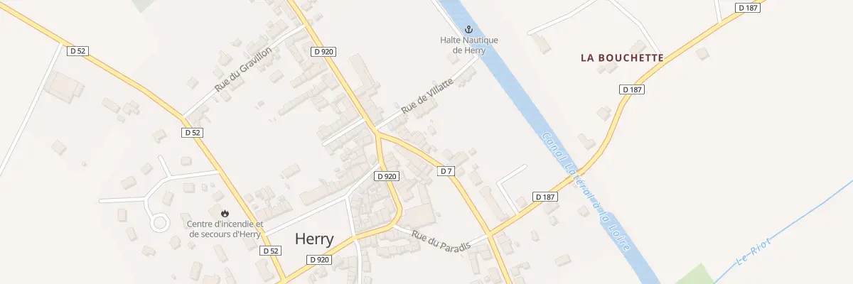 Plan du 15 Rue de l’Abreuvoir à Herry
