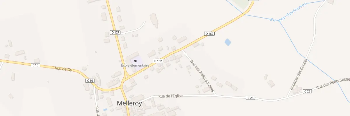 Plan du 23 Rue de Triguères à Melleroy