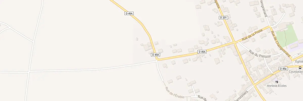 Plan du 11 Rue du Château d’Eau à Courpalay