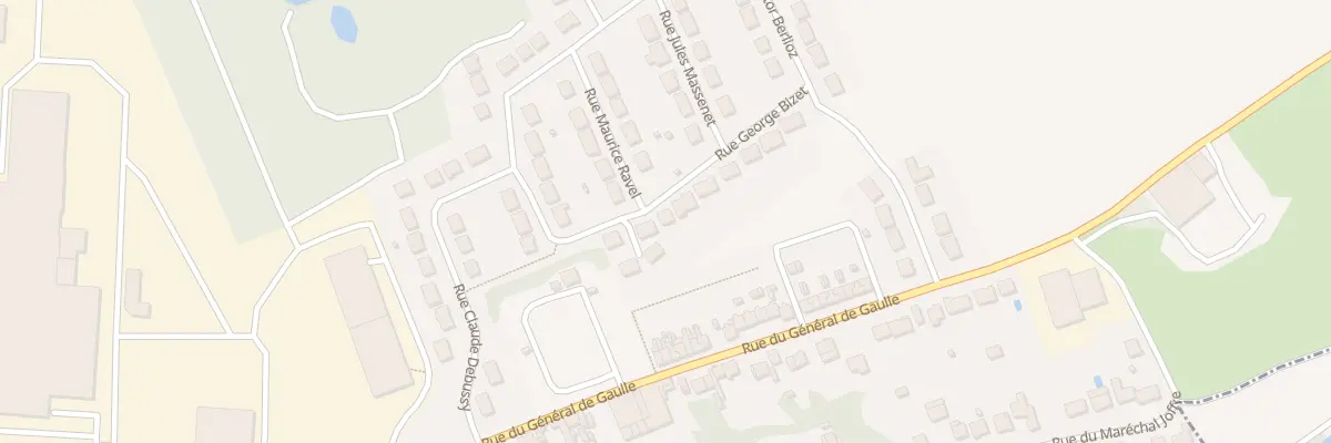 Plan du 13 Rue Georges Bizet à Biache-Saint-Vaast