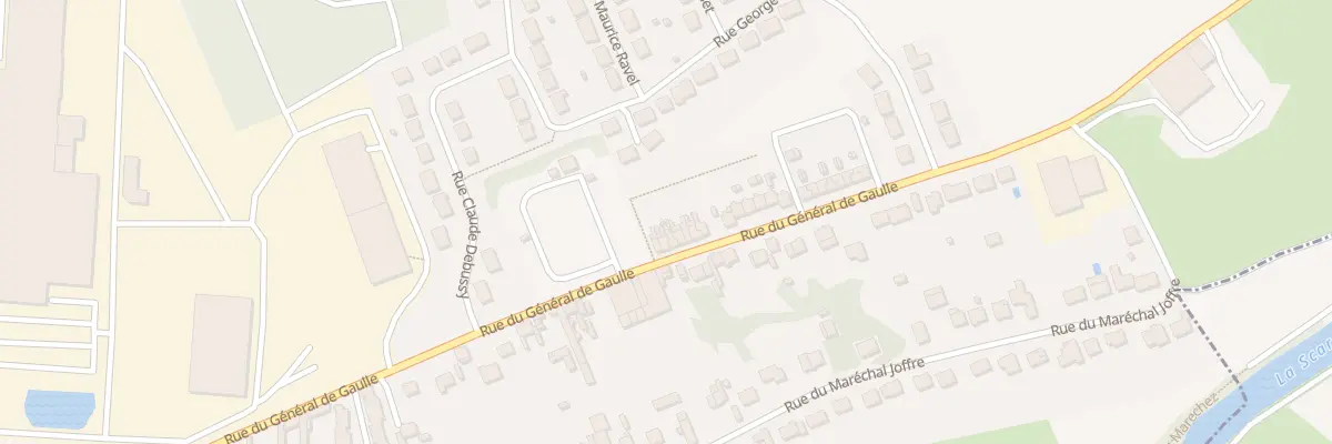 Plan du 8 Rue du Gen de Gaulle à Biache-Saint-Vaast