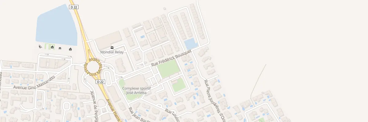 Plan du 21 Rue Jonquere d’Oriola à Saleilles