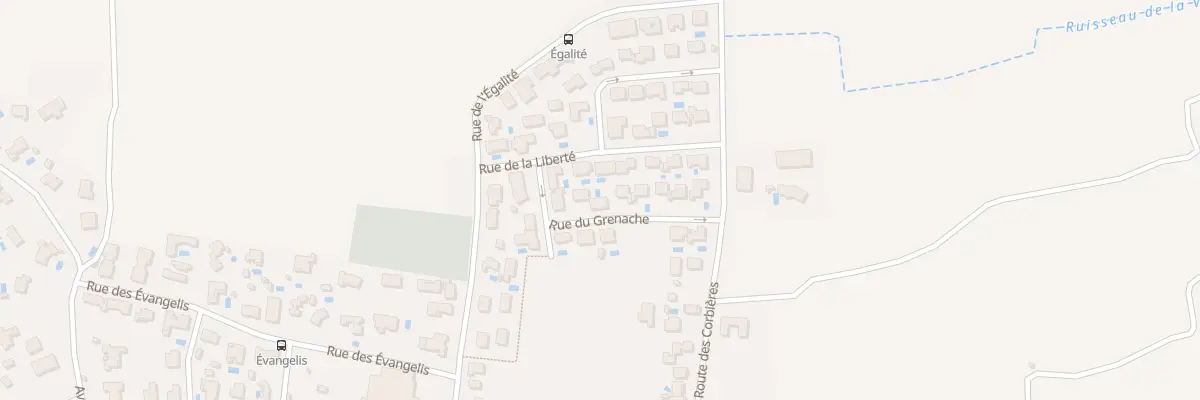 Plan du 3 Rue du Grenache à Roquefort-des-Corbières