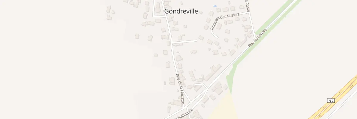 Plan du 8 Rue de la Houatte à Gondreville