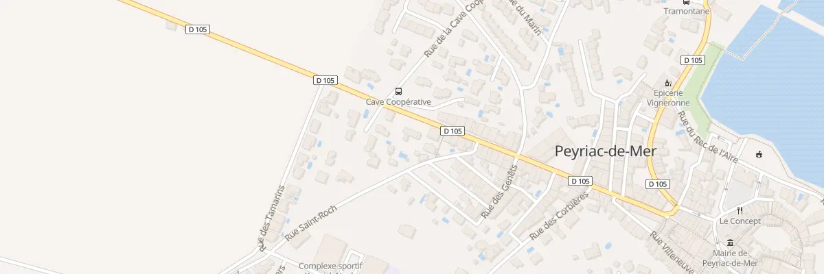 Plan du 45 Rue du Chemin Neuf à Peyriac-de-Mer