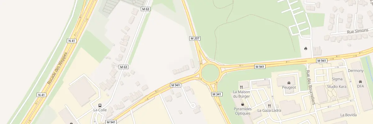 Plan du 277 Rue du Gen de Gaulle à Hallennes-lez-Haubourdin
