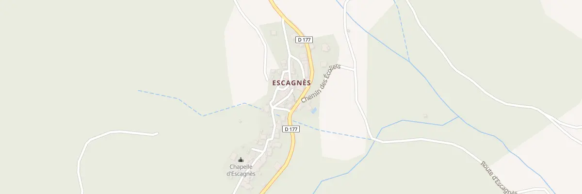 Plan du 5434 Les Escagnes à Roquebrun
