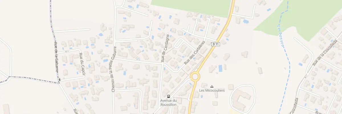 Plan du 10 Rue de Cerdagne à Sorède