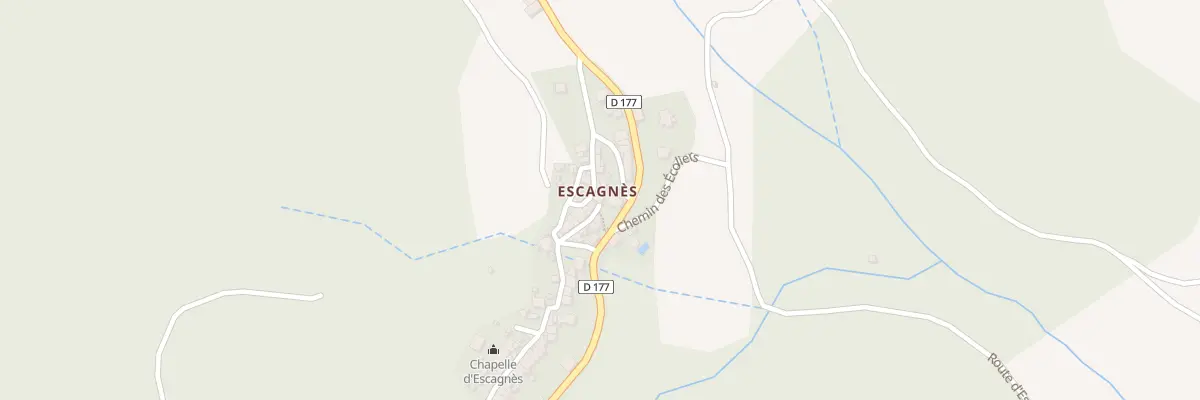 Plan du 5437 Les Escagnes à Roquebrun