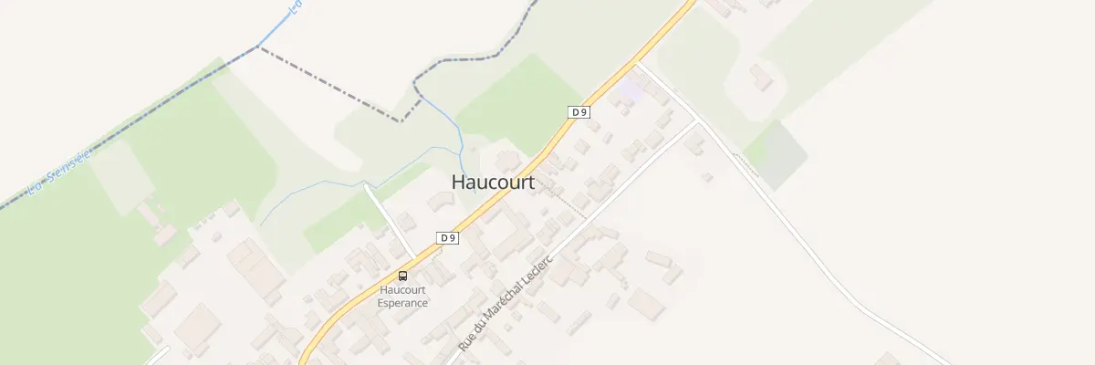 Plan du 38 Rue du Gen de Gaulle à Haucourt