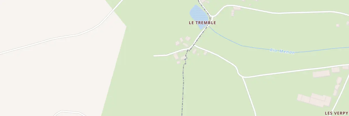 Plan du 5427 Le Tremble à Neure