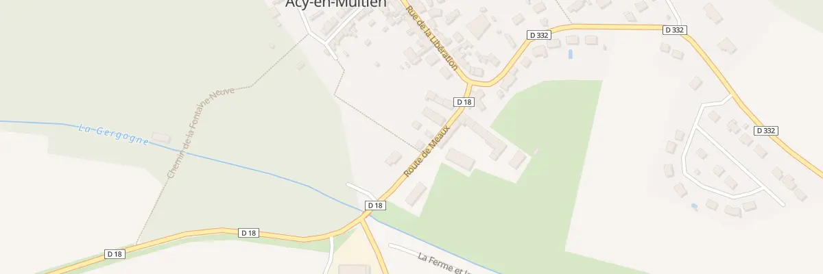 Plan du 6 Rte de Meaux à Acy-en-Multien