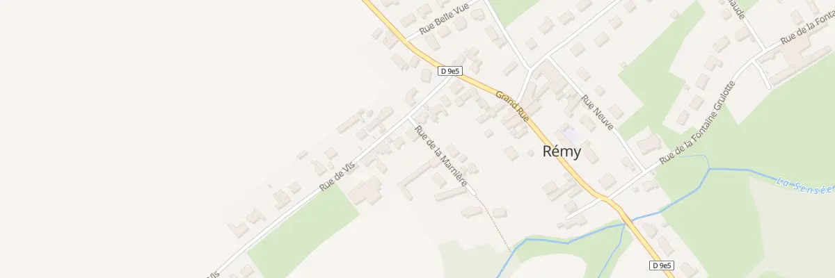 Plan du 2 Rue de la Marnière à Rémy