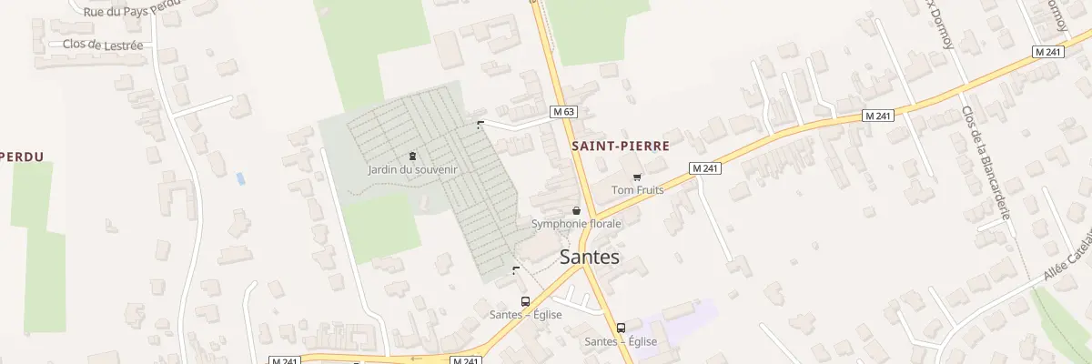 Plan du 11 Rue Paul Colette à Santes