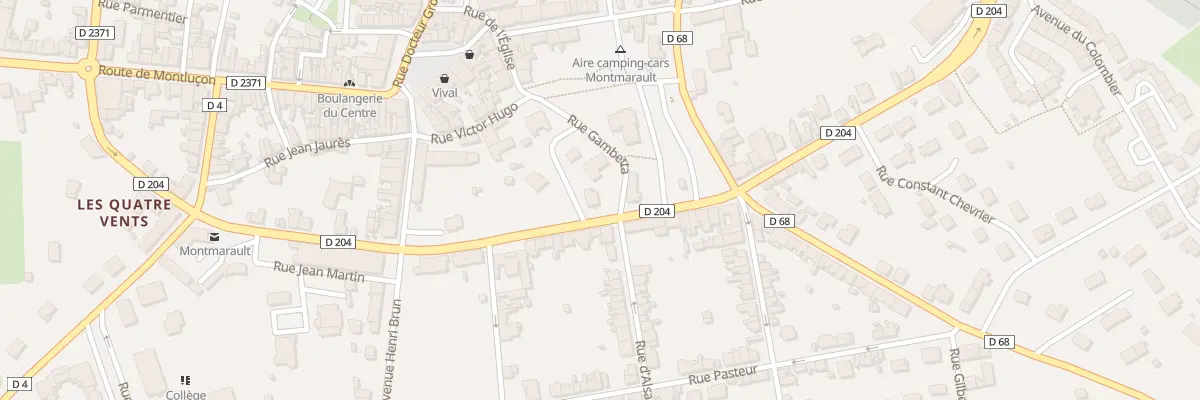 Plan du 5 Rue Chailloux à Montmarault