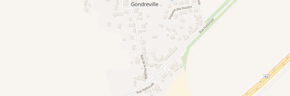 Plan du 6 Rue de la Houatte à Gondreville