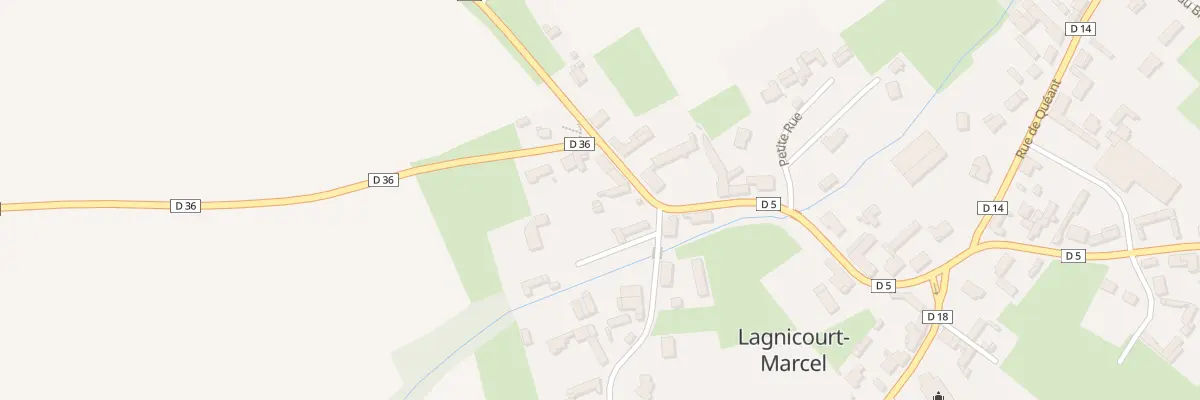 Plan du 1 Rue de la Chapelle à Lagnicourt-Marcel