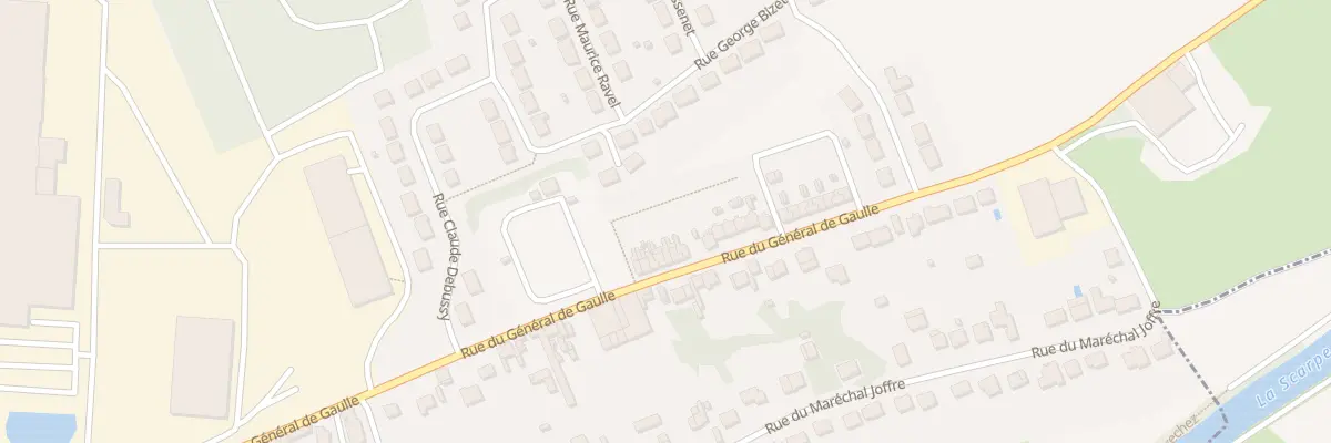 Plan du 14 Rue du Gen de Gaulle à Biache-Saint-Vaast